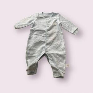 Baby Light Blue Cotton Onesie Bodysuit
